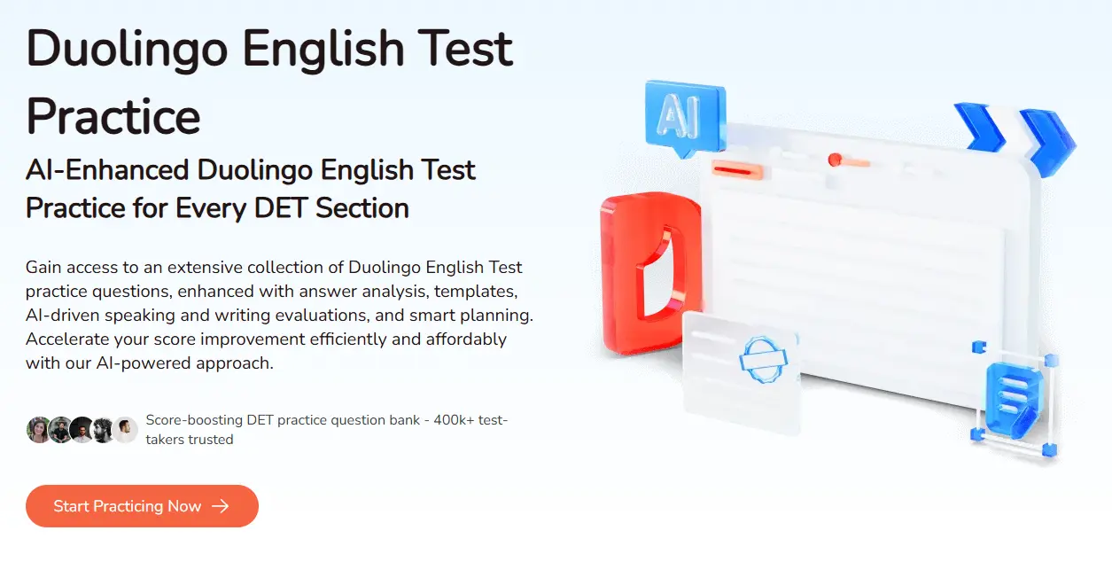 DET Practice screenshot