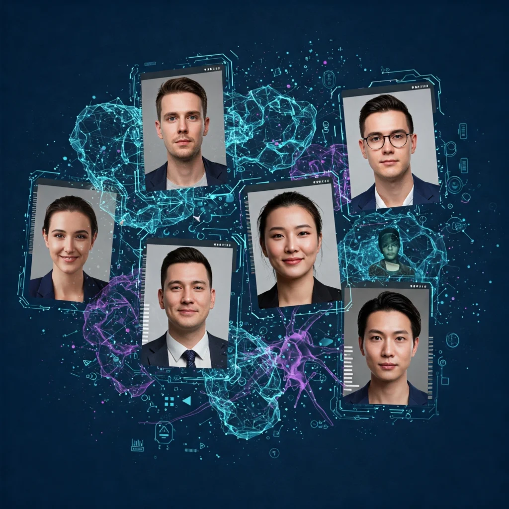 various headshots
