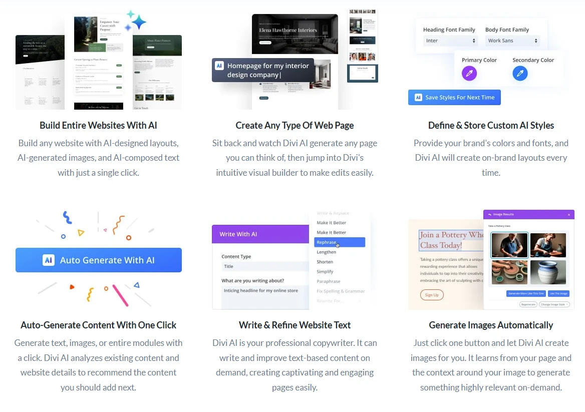 Divi AI (Elegant Themes) screenshot