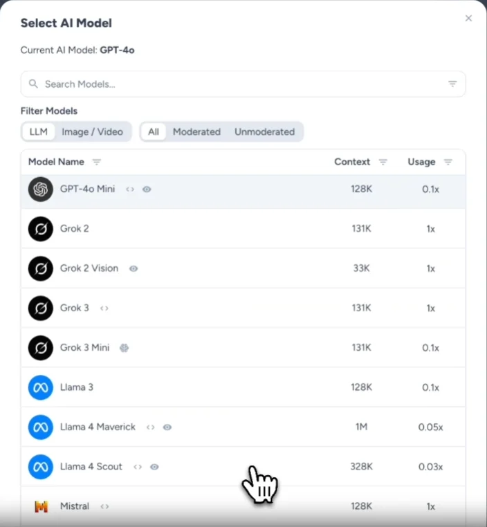 Magai screenshot