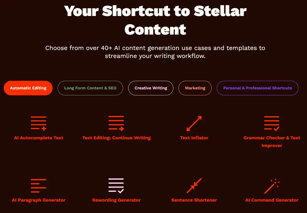 Rytr screenshot
