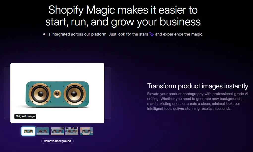 Shopify Magic screenshot