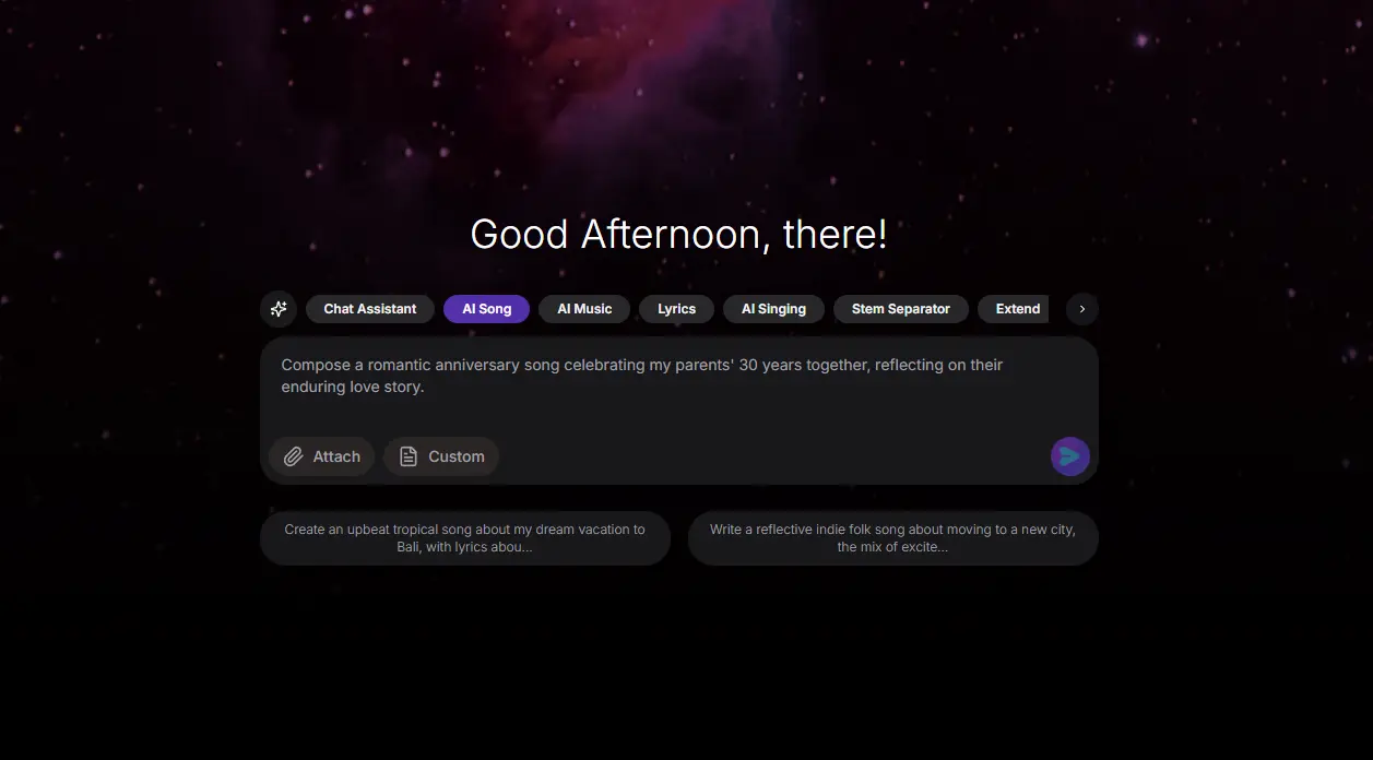 Soundverse AI screenshot