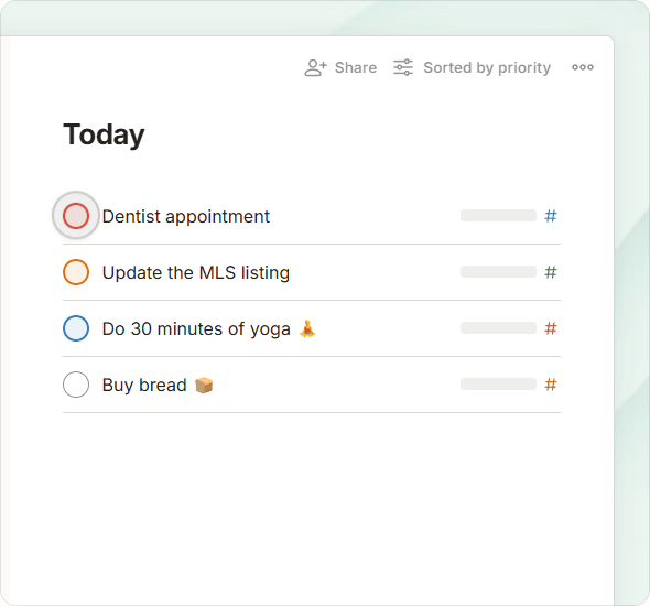 Todoist screenshot