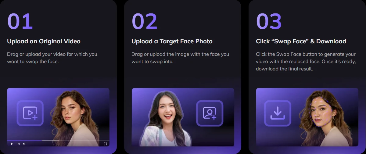 Vozo AI Face Swap screenshot