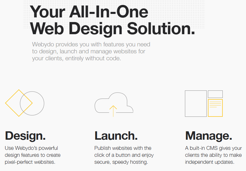 Webydo screenshot