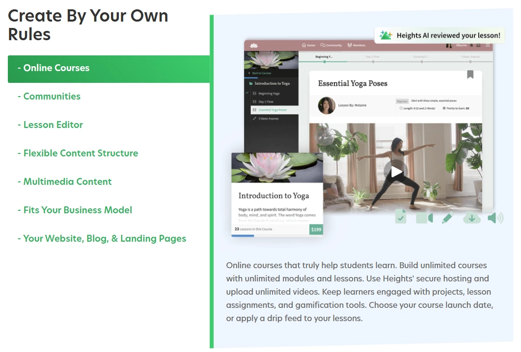 Heights Platform screenshot