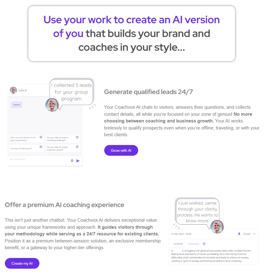 Coachvox AI screenshot