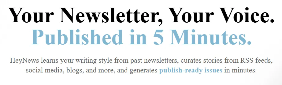HeyNews screenshot