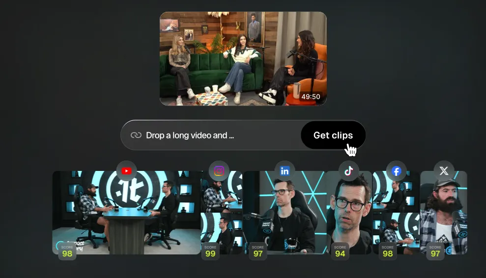 Opus Clip screenshot