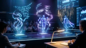 Three AI writing assistants Claude ChatGPT and Gemini competing side by side in a head-to-head writing comparison test for 2026