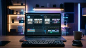Split-screen comparison of free and paid AI image-to-video tools showing different editing interfaces and quality levels
